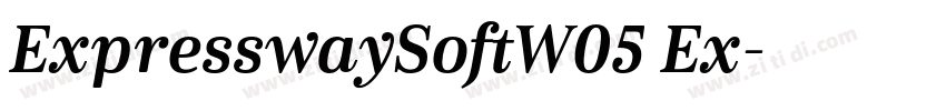 ExpresswaySoftW05 Ex字体转换